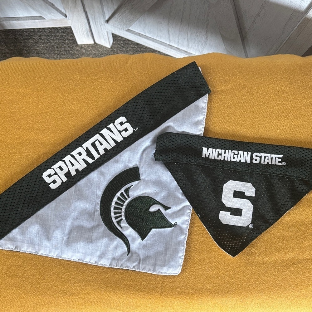 Michigan State Spartans Dog Bandanas